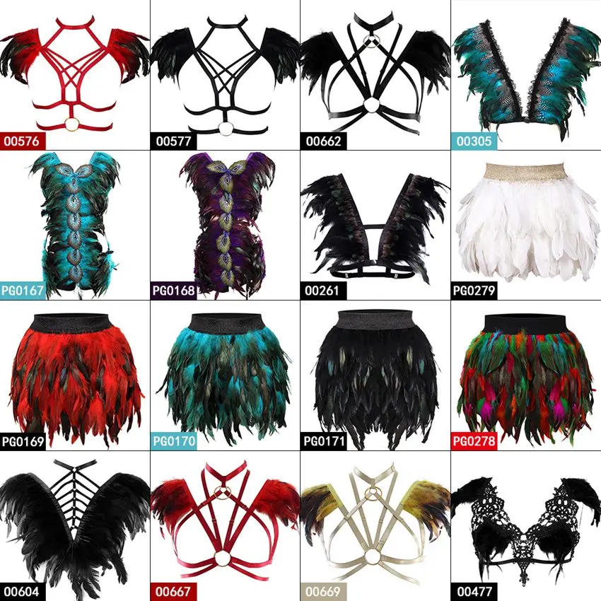 Feathers Skirt High Waist Harness Burning Man Festival Rave Women Body Harness Strappy Cage Bra Pastel Goth Art Clothing Adjust
Feathers Skirt High Waist Harness Burning Man Festival Rave Women Body Harness Strappy Cage Bra Pastel Goth Art Clothing Adjust