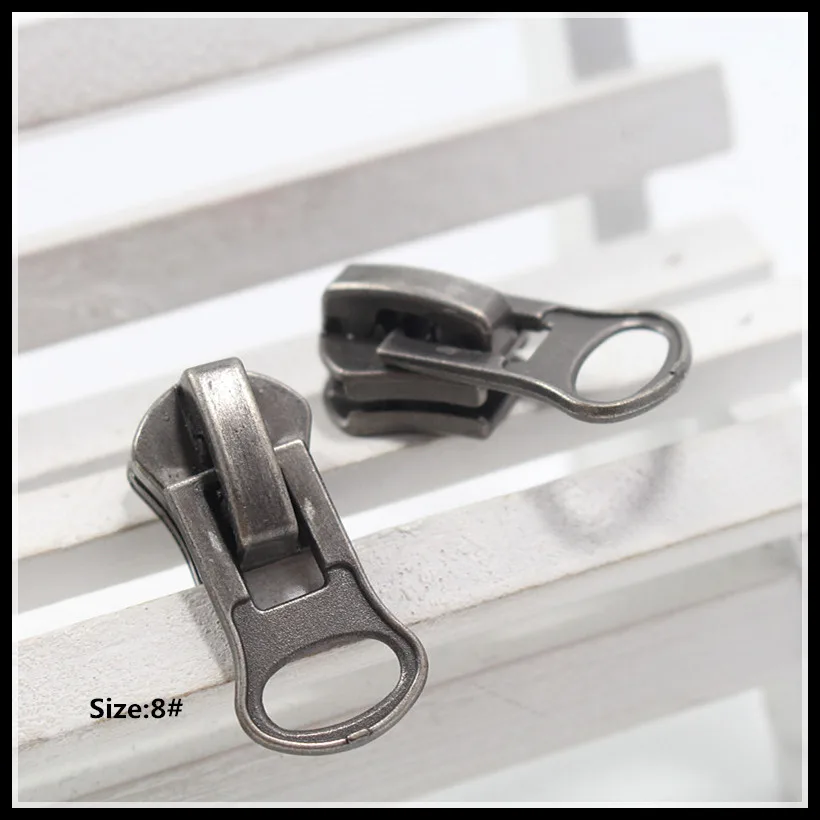 8# Wholesale 10pcs Zipper Sliders Silver Metal Zipper Pulls zipper Head For Handbag/ Backpack/Clothing/Sewing Tailor Tools q2
8# Wholesale 10pcs Zipper Sliders Silver Metal Zipper Pulls zipper Head For Handbag/ Backpack/Clothing/Sewing Tailor Tools q2