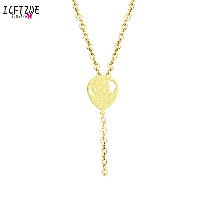 Bijoux Femme Stainless Steel Chain Pendants BFF Gold Color Collar Chokers Statement Necklace Balloon Ketting Holidays Jewelry
Bijoux Femme Stainless Steel Chain Pendants BFF Gold Color Collar Chokers Statement Necklace Balloon Ketting Holidays Jewelry