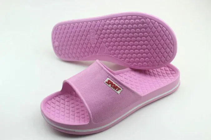 Summer Pure Color Lovers Household Disposable Bath Slippers Spa Hotel Slippers Bathroom Anti-skid Mens And Womens Soft Slide Slippers (12)