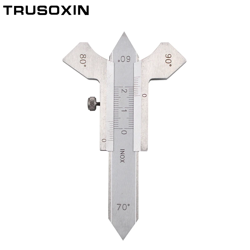 Welding Tools Welding Gauge Weld Inspection Gage Weld Seam Bead/Fillet/Crown Test Ulnar Ruler 60 70 80 90 Degree Angle Measure
Welding Tools Welding Gauge Weld Inspection Gage Weld Seam Bead/Fillet/Crown Test Ulnar Ruler 60 70 80 90 Degree Angle Measure