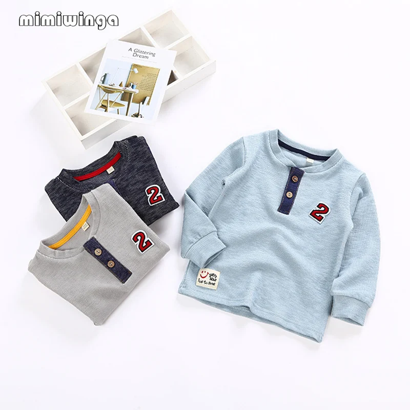 Spring 2019 Sports Tees Tops Long Sleeve O-neck Cotton T-shirt Letter Boys Clothes 1-5 Years Kids Clothes
Spring 2019 Sports Tees Tops Long Sleeve O-neck Cotton T-shirt Letter Boys Clothes 1-5 Years Kids Clothes