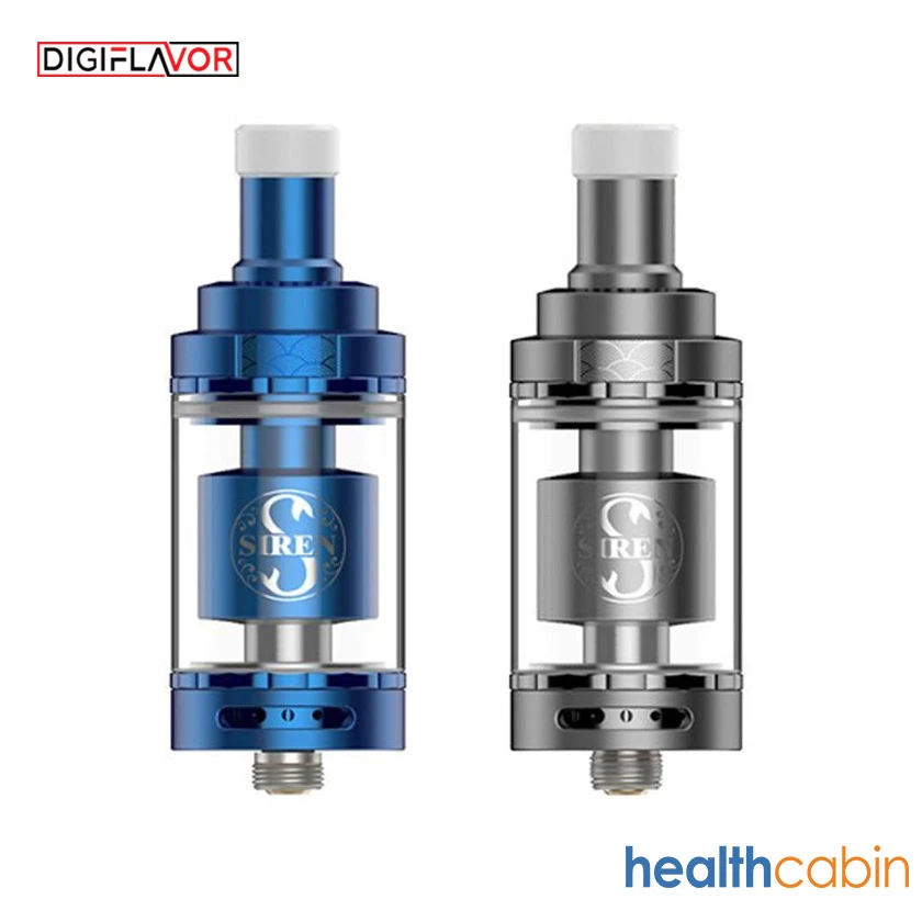 Digiflavor Siren V2 MLT GTA Atomizer 4.5ml Vape Tank 9 Adjustment Airflow Compatible with Large Coils & Drip Tip 510 E Cigarette
Digiflavor Siren V2 MLT GTA Atomizer 4.5ml Vape Tank 9 Adjustment Airflow Compatible with Large Coils & Drip Tip 510 E Cigarette
