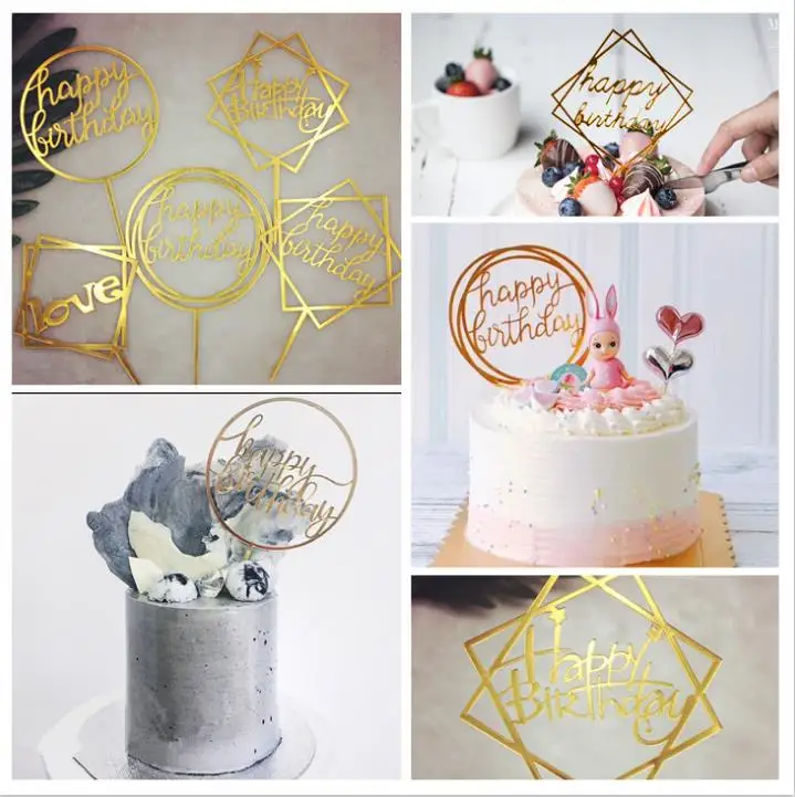 1 pcs acrylic cake topper for birthday cupcake flag happy birthday Love baby shower party wedding decoration supplies
1 pcs acrylic cake topper for birthday cupcake flag happy birthday Love baby shower party wedding decoration supplies