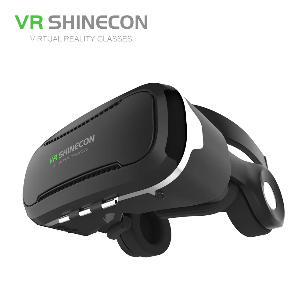 3D Virtual Reality VR Glasses Headset Virtual Reality Goggles W/Detactable Headphone for Shinecon 4.0 for Phone
3D Virtual Reality VR Glasses Headset Virtual Reality Goggles W/Detactable Headphone for Shinecon 4.0 for Phone