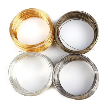 100 Laps/lot Champagne Gold Silver Anadized Aluminum Wire 2019 New Versatile Painted Aluminium Memory Metal Wire Jewelry Making
100 Laps/lot Champagne Gold Silver Anadized Aluminum Wire 2019 New Versatile Painted Aluminium Memory Metal Wire Jewelry Making