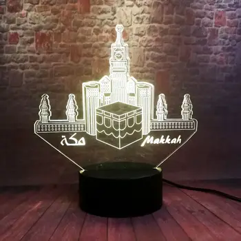 Eid Ramadan Party Model 3D Illusion LED Nightlight Colorful Light Islamic Ramadan Eid Mubarak Flash Toys Desk Decoration
Eid Ramadan Party Model 3D Illusion LED Nightlight Colorful Light Islamic Ramadan Eid Mubarak Flash Toys Desk Decoration