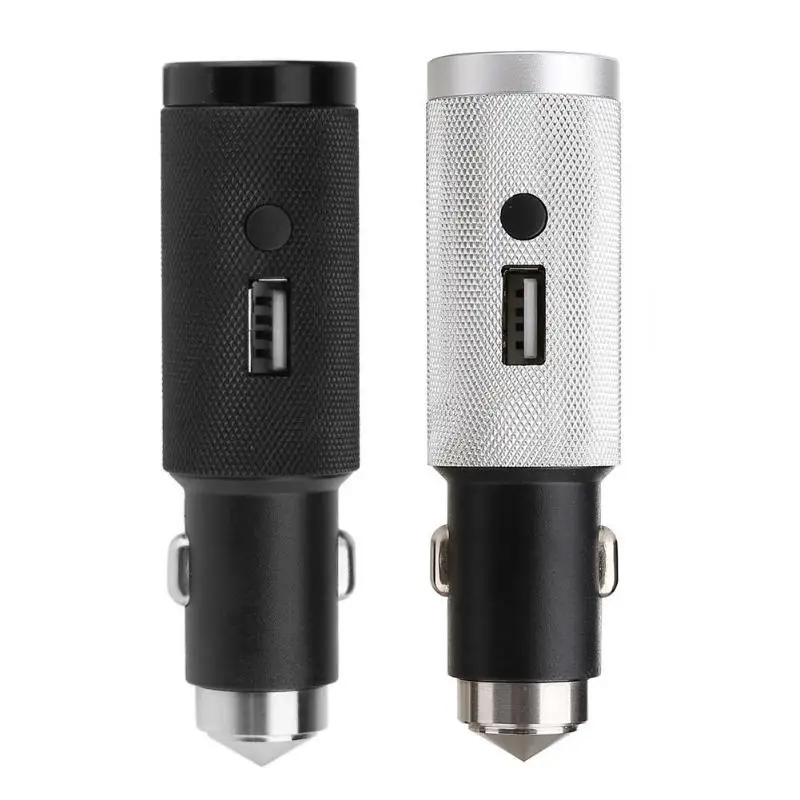 Multi-function Portable 5V 2.4A Car Auto USB Quick Charger Flashlight Torch Safety Hammer for Mobile Phones Tablets
Multi-function Portable 5V 2.4A Car Auto USB Quick Charger Flashlight Torch Safety Hammer for Mobile Phones Tablets