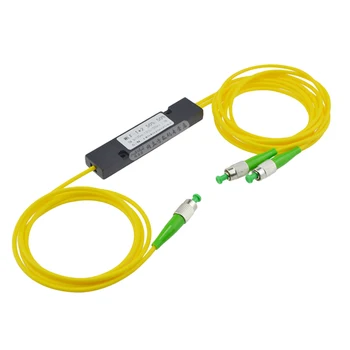 1310/1550nm EPON Dual Window 50/50 Coupling Ratio FC/APC ABS Box Type 1x2 FBT Coupler FBT Splitter
1310/1550nm EPON Dual Window 50/50 Coupling Ratio FC/APC ABS Box Type 1x2 FBT Coupler FBT Splitter