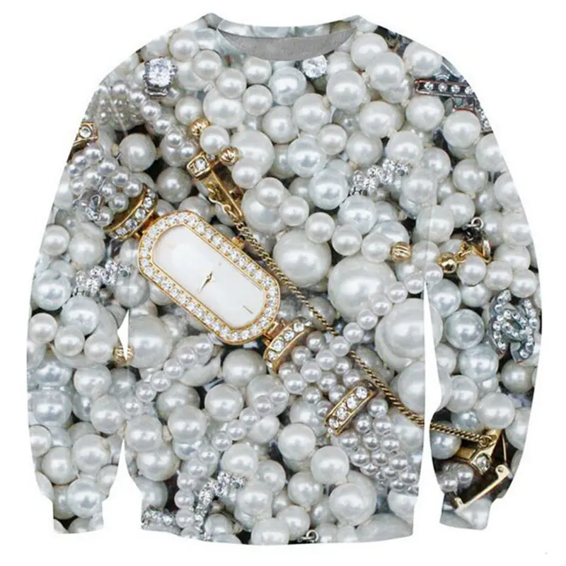 Autumn Winter Sweatshirt Women 3D Hoodies Print Diamond Pearl Jewelry Funny Pullover Harajuku Style SweatsTops Moleton Feminino
Autumn Winter Sweatshirt Women 3D Hoodies Print Diamond Pearl Jewelry Funny Pullover Harajuku Style SweatsTops Moleton Feminino