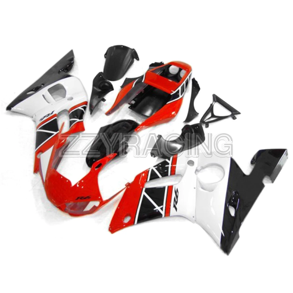 Injection Fairings for Yamaha R6 1998 - 2002 99 00 01 Complete Panels Kit 1999 2000 2001 ABS Plastic Body Work White Black Red
Injection Fairings for Yamaha R6 1998 - 2002 99 00 01 Complete Panels Kit 1999 2000 2001 ABS Plastic Body Work White Black Red