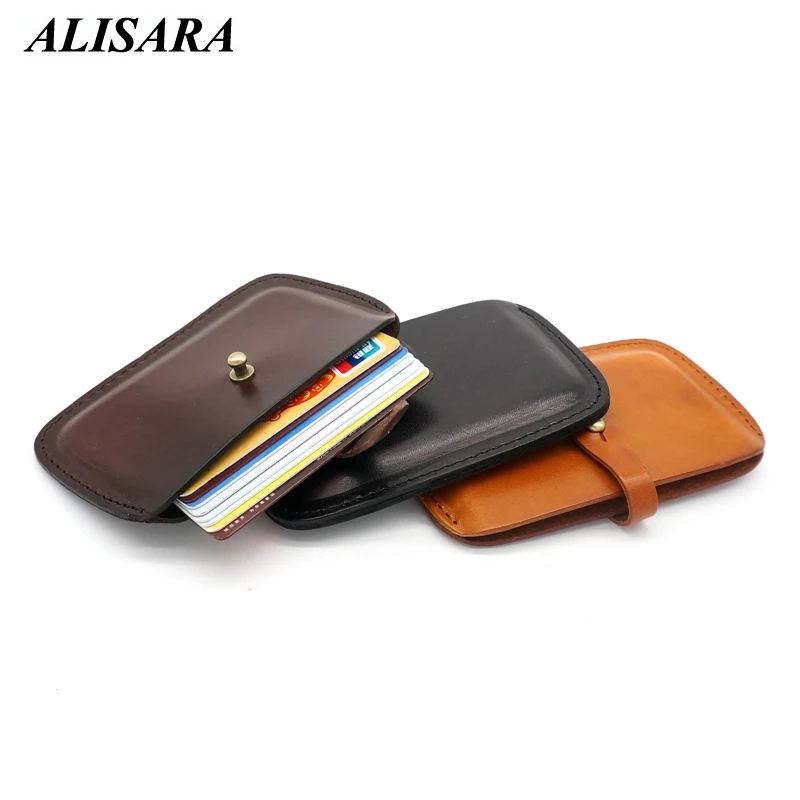 Alisara Credit Card Wallet 100% Top Cowhide Leather Retro Bus/ID Card Holder Business Card Case Small Men Wallet Cover Protector
Alisara Credit Card Wallet 100% Top Cowhide Leather Retro Bus/ID Card Holder Business Card Case Small Men Wallet Cover Protector