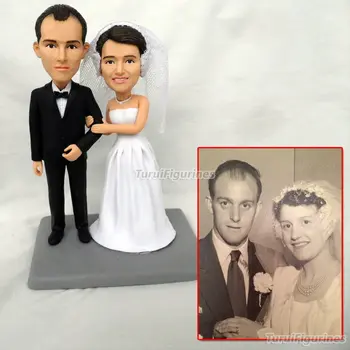 custom wedding cake topper bobblehead figurines from your photos real human people face figurine sculpture mini statuette dolls
custom wedding cake topper bobblehead figurines from your photos real human people face figurine sculpture mini statuette dolls