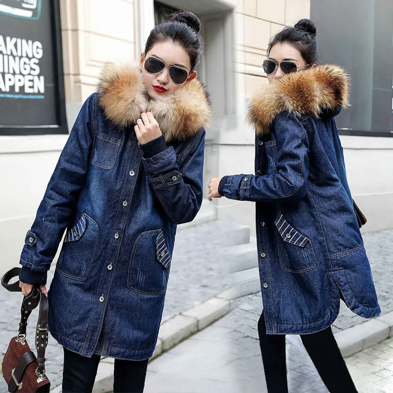 Warm Fur lining Women Basic Coat Hooded Jeans Jacket 2019 Autumn Winter Denim Jacket For Women Plus size 5XL Denim Coat Female
Warm Fur lining Women Basic Coat Hooded Jeans Jacket 2019 Autumn Winter Denim Jacket For Women Plus size 5XL Denim Coat Female
