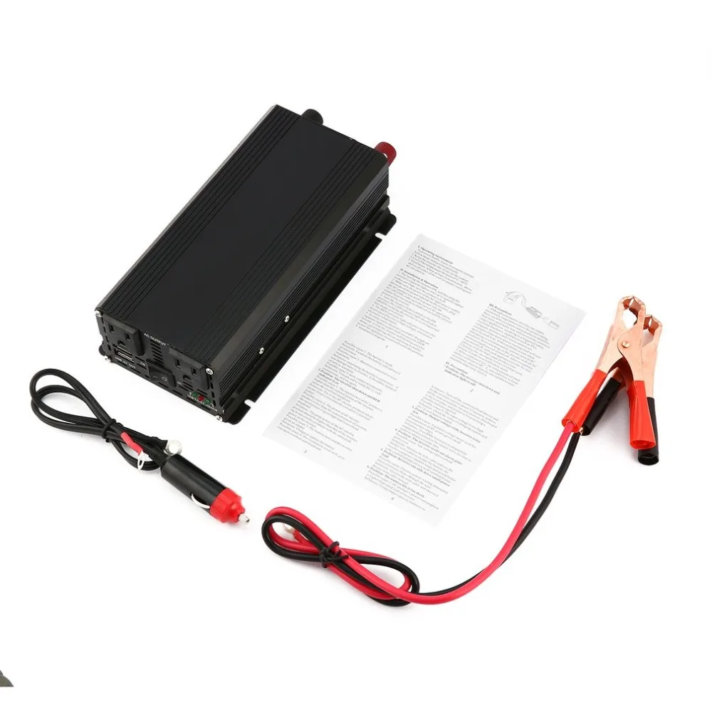 Car Solar Portable Power Inverter DC 12V to AC 230V Modified Sine Wave Charger Converter with Dual USB Car Adapter
Car Solar Portable Power Inverter DC 12V to AC 230V Modified Sine Wave Charger Converter with Dual USB Car Adapter