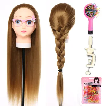 SHERUI 26'' Cute Cartoon Training Heads With Long Thick Hairs Practice Hairdressing Mannequin Dolls Hair Styling Children Gift
SHERUI 26'' Cute Cartoon Training Heads With Long Thick Hairs Practice Hairdressing Mannequin Dolls Hair Styling Children Gift