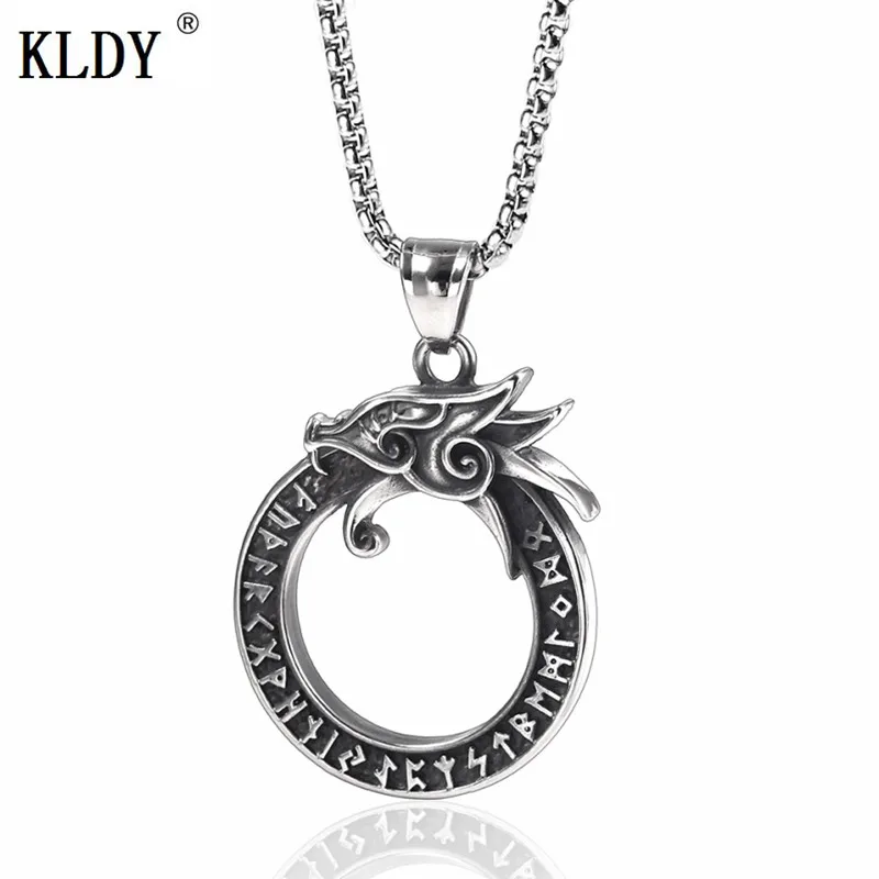 KLDY Punk dragon necklace for men stainless steel amulet animal pendant rock party statement choker necklaces viking men Jewelry
KLDY Punk dragon necklace for men stainless steel amulet animal pendant rock party statement choker necklaces viking men Jewelry