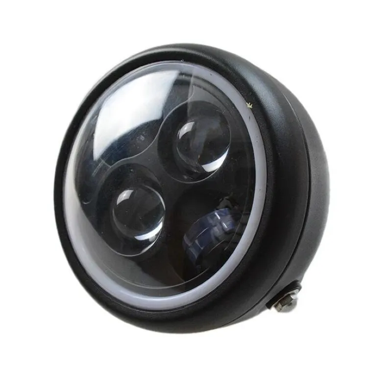 6.5" Custom Motorcycle LED Projection Headlight Lamp With Angel Ring For Harley Sportster Cafe Racer Bobber
6.5" Custom Motorcycle LED Projection Headlight Lamp With Angel Ring For Harley Sportster Cafe Racer Bobber