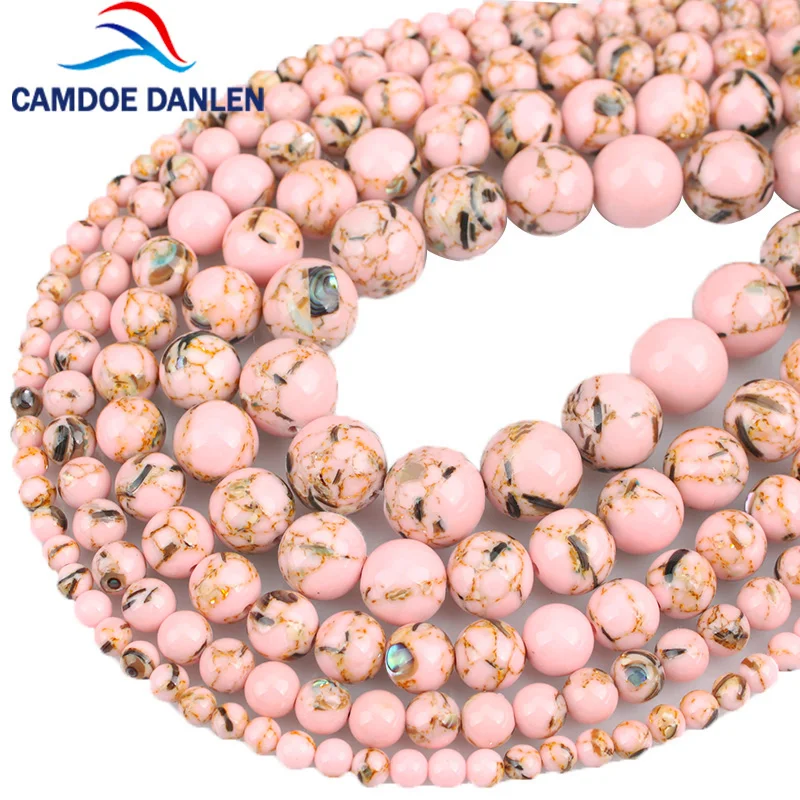 Natural Shell Howlite Beads Pink Shell Turquoises Black Flecks Round Loose Beads 4 6 8 10 12mm For Bracelet Jewelry Making
Natural Shell Howlite Beads Pink Shell Turquoises Black Flecks Round Loose Beads 4 6 8 10 12mm For Bracelet Jewelry Making