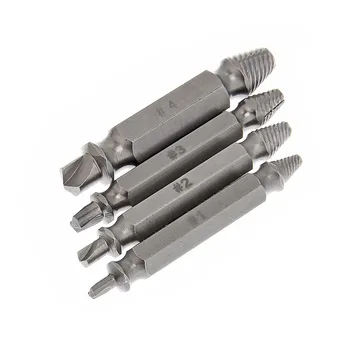 4pcs/Set Damaged Screw Extractor Breakage Bolt Extractor Drill Bits Guide Set Broken Easy Out Fastener Kit
4pcs/Set Damaged Screw Extractor Breakage Bolt Extractor Drill Bits Guide Set Broken Easy Out Fastener Kit