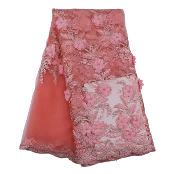 2017 High Quality Nigerian Lace Fabrics With Beaded African French Net Lace Fabric Embroidered Peach colors 3D Lace Fabric GL06
2017 High Quality Nigerian Lace Fabrics With Beaded African French Net Lace Fabric Embroidered Peach colors 3D Lace Fabric GL06