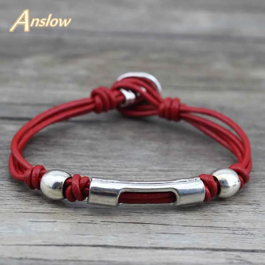 Anslow Cute Sweet Vintage Genuine Wrap Leather Bracelets Men Women Jewelry Accessories Wholesale DIY Handmade Diy LOW0398LB
Anslow Cute Sweet Vintage Genuine Wrap Leather Bracelets Men Women Jewelry Accessories Wholesale DIY Handmade Diy LOW0398LB