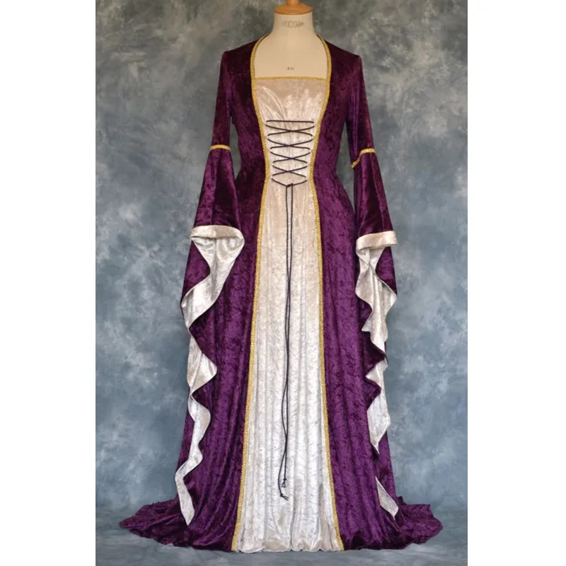 Women-Costume-Medieval-Maiden-Fancy-Cosplay-Over-Dress-halloween-costumes-for-women-Victorian-Plus-size-5XLVampire (1)