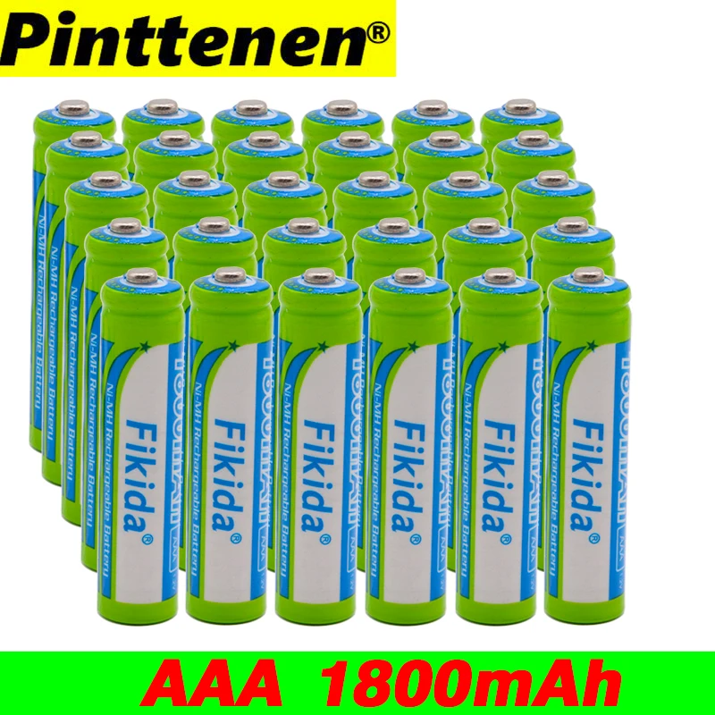 4~50pcs New AAA battery 1800 mAh 3A Rechargeable battery NI-MH 1.2 V AAA battery for Clocks, mice, computers, toys so on
4~50pcs New AAA battery 1800 mAh 3A Rechargeable battery NI-MH 1.2 V AAA battery for Clocks, mice, computers, toys so on