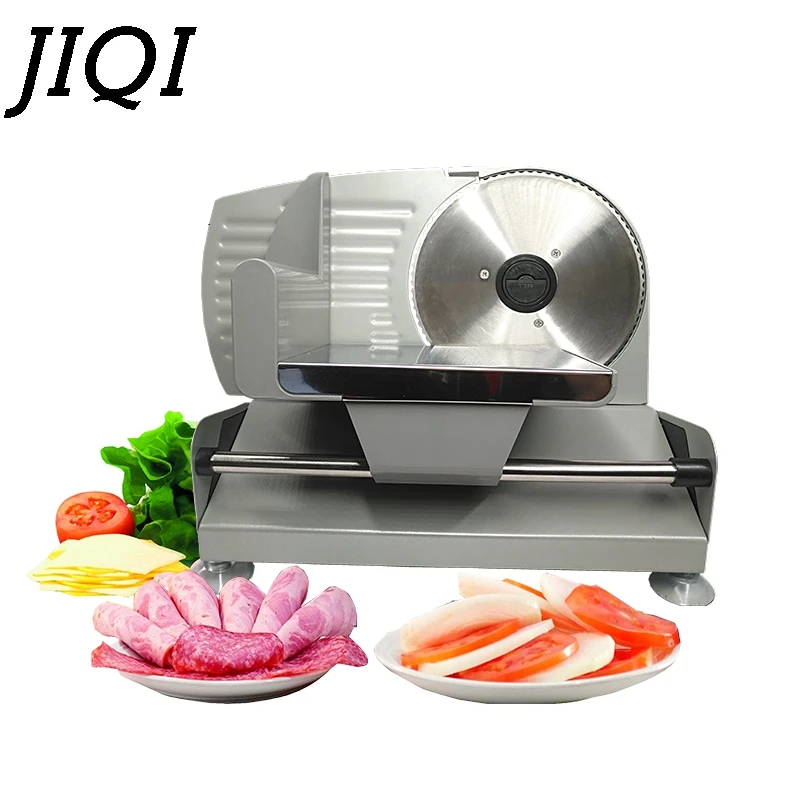 JIQI 110V/220V Electric Meat Slicer Planer Mutton Roll Frozen Beef Cutter Lamb Vegetable Slicing Machine Stainless Steel Grinder
JIQI 110V/220V Electric Meat Slicer Planer Mutton Roll Frozen Beef Cutter Lamb Vegetable Slicing Machine Stainless Steel Grinder