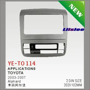2 DIN Car Refitting Frame Panel For Toyota Alphard Radio Stereo CD DVD Player NAVI Navigation Dashboard ABS Fascia Kits
2 DIN Car Refitting Frame Panel For Toyota Alphard Radio Stereo CD DVD Player NAVI Navigation Dashboard ABS Fascia Kits