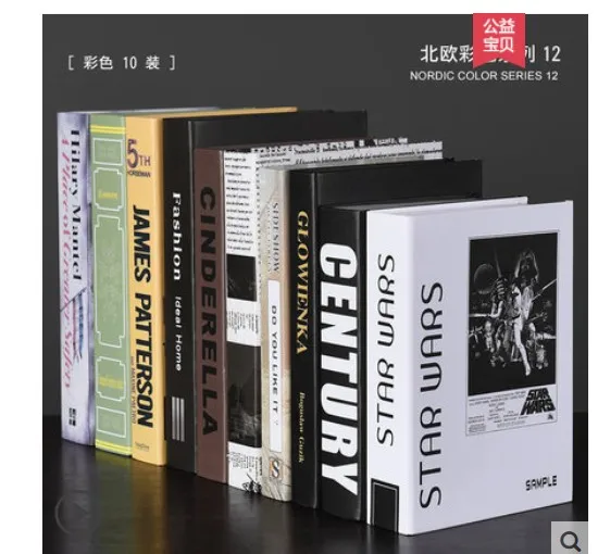 10PC SET Direct manufacturers of modern Home Furnishing Decor props BOOKS office management creative home English modern series
10PC SET Direct manufacturers of modern Home Furnishing Decor props BOOKS office management creative home English modern series