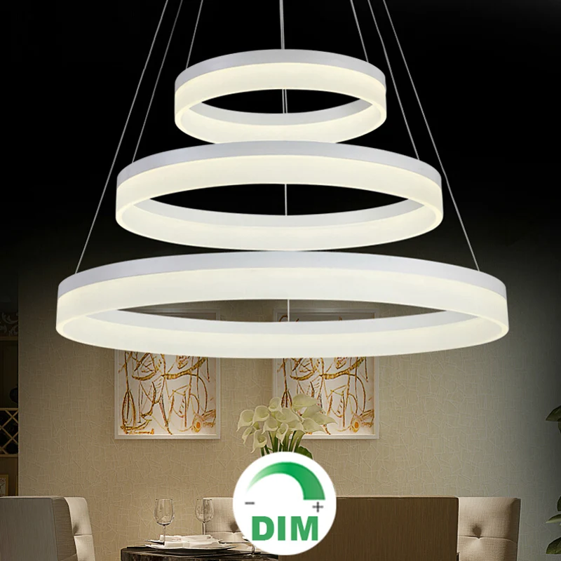 Modern round ring circular dimming LED chandelier light dim hanging lamp light pendant lamp LED dimmable for foyer living room
Modern round ring circular dimming LED chandelier light dim hanging lamp light pendant lamp LED dimmable for foyer living room