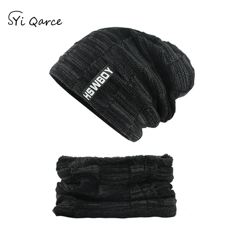 SYi Qarce 2 Pcs/Set Women Winter Super Warm Knitted Hat with Scarf for Men's Women Balaclava Mask Gorras Bonnet Knitted NT084-88
SYi Qarce 2 Pcs/Set Women Winter Super Warm Knitted Hat with Scarf for Men's Women Balaclava Mask Gorras Bonnet Knitted NT084-88