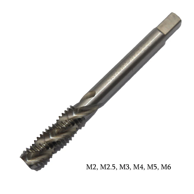 1PC M2 M2.5 M3 M4 M5 M6 High Speed Steel HSS Screw Thread Metric Spiral Hand Plug Tap Spiral groove machine tap
1PC M2 M2.5 M3 M4 M5 M6 High Speed Steel HSS Screw Thread Metric Spiral Hand Plug Tap Spiral groove machine tap