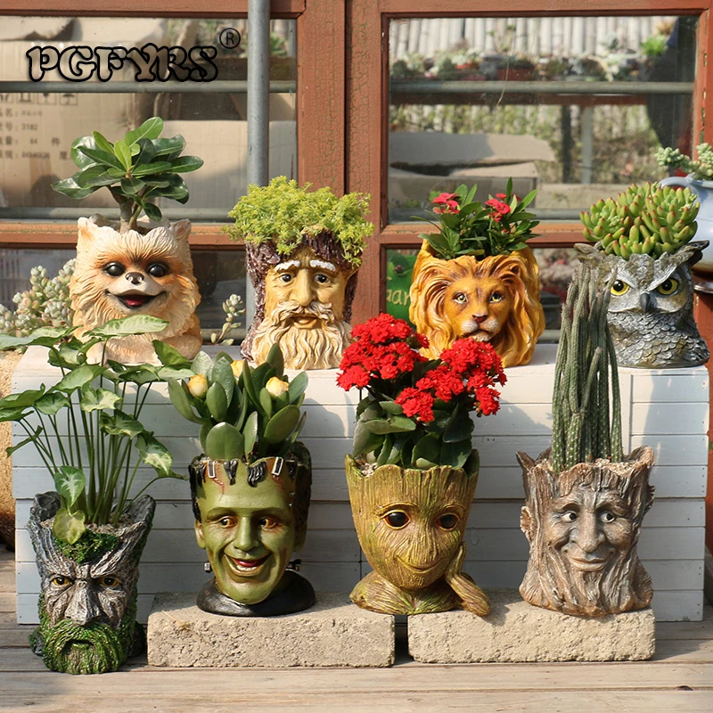 Creative resin Groot Flowerpot Flower Pot Planter Action Figures Guardians of The Galaxy Toy Tree Man Cute Model Toy Tree Man
Creative resin Groot Flowerpot Flower Pot Planter Action Figures Guardians of The Galaxy Toy Tree Man Cute Model Toy Tree Man