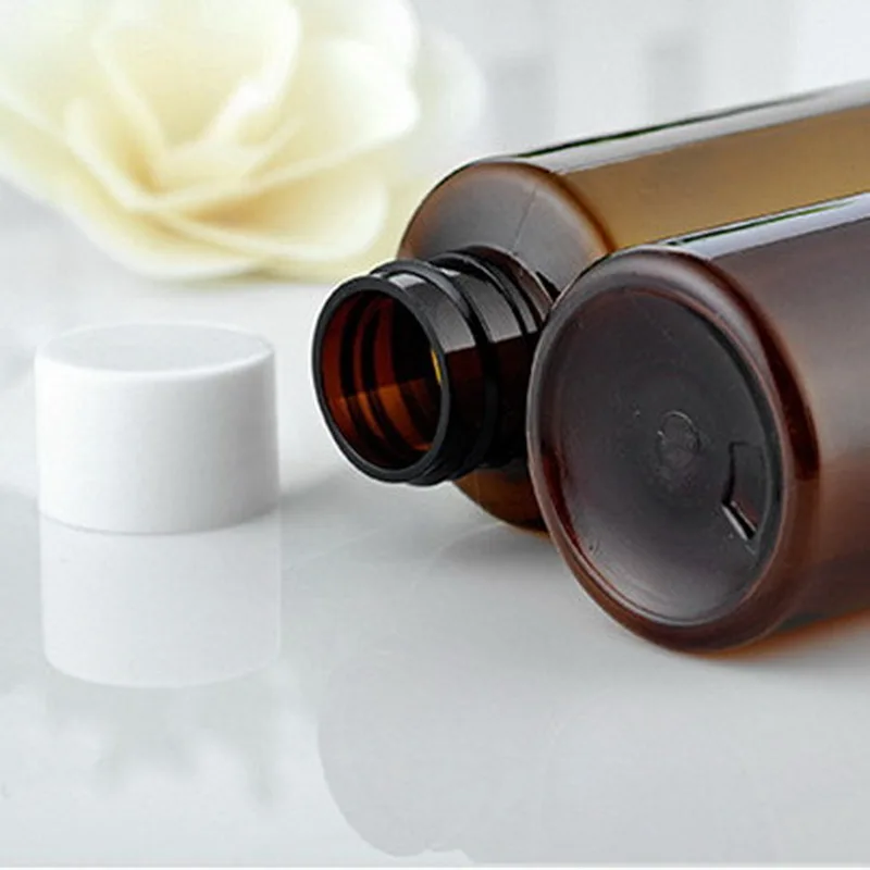 10pcs/lot 100ml 120ml 150ml Amber Empty PET Bottle Brown Flat Shoulder Plastic Bottle Ordinary Common Cover With Inner Plug
10pcs/lot 100ml 120ml 150ml Amber Empty PET Bottle Brown Flat Shoulder Plastic Bottle Ordinary Common Cover With Inner Plug