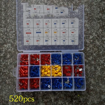 520Pcs Box PVC Cold Pressure Combination Connector Cold Pressure Insulation Mixed Terminal Box
520Pcs Box PVC Cold Pressure Combination Connector Cold Pressure Insulation Mixed Terminal Box