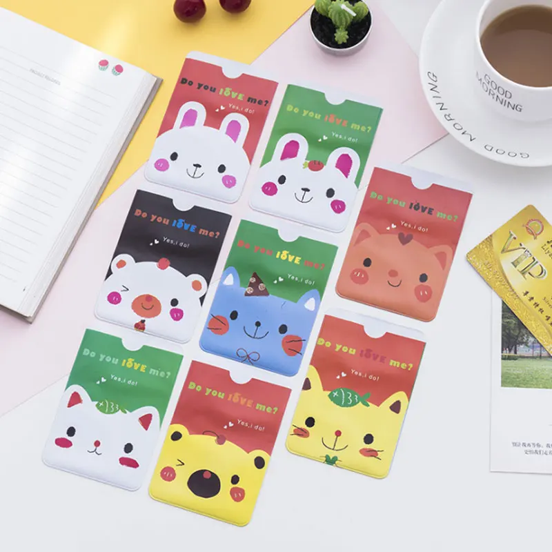 CUSHAWFAMILY Cute Cartoon cat rabbit bear animal pvc card case IC card Credit CARDS student CARDS Protective film case kids gift
CUSHAWFAMILY Cute Cartoon cat rabbit bear animal pvc card case IC card Credit CARDS student CARDS Protective film case kids gift