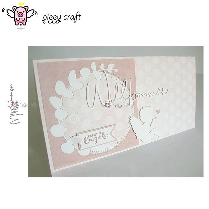 Piggy Craft metal cutting dies cut die mold German welcome letter Scrapbook paper craft knife mould blade punch stencils dies
Piggy Craft metal cutting dies cut die mold German welcome letter Scrapbook paper craft knife mould blade punch stencils dies