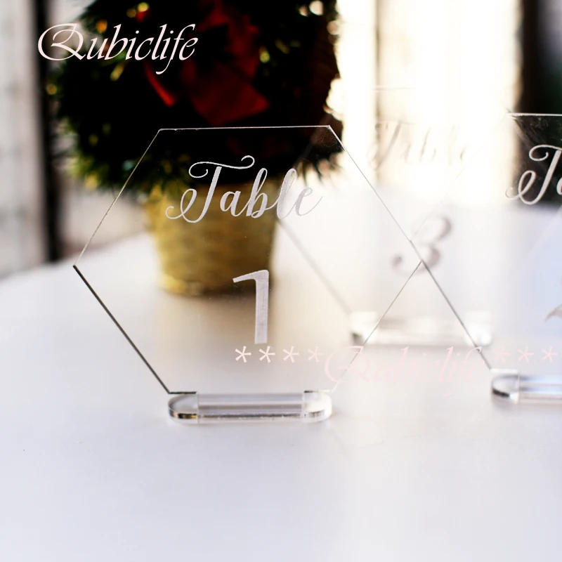 Acrylic Clear Table Numbers -wedding Standing Numbers, Clear Acrylic table Decor, table Centerpieces, Hexagon table number
Acrylic Clear Table Numbers -wedding Standing Numbers, Clear Acrylic table Decor, table Centerpieces, Hexagon table number