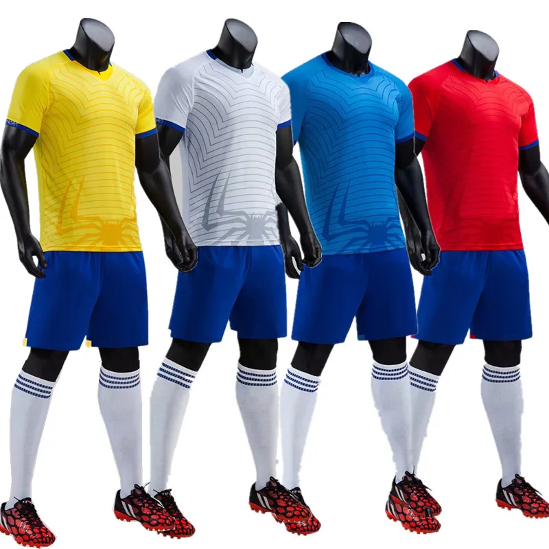 Spiderman football soccer breathable youth uniform Kit personalized football kids And adults18 19 training suit QD 006 
Spiderman football soccer breathable youth uniform Kit personalized football kids And adults18 19 training suit QD 006