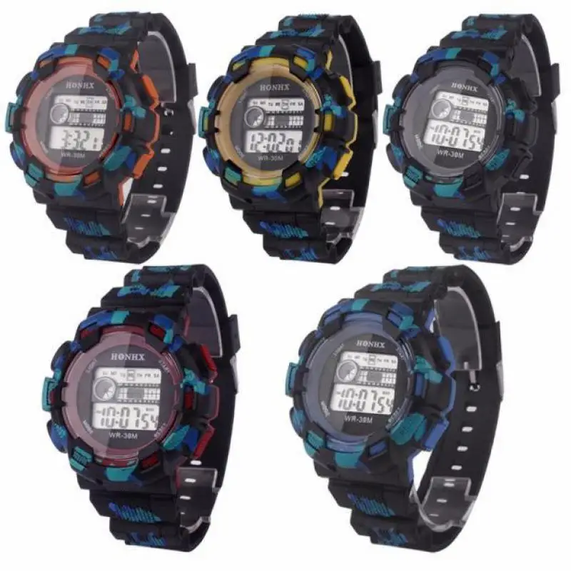 Fashion Men Waterproof LED Digital Date Military Sport Rubber Quartz Top Brand Luxury Military Quartz Watch Wristwatch Alarm
Fashion Men Waterproof LED Digital Date Military Sport Rubber Quartz Top Brand Luxury Military Quartz Watch Wristwatch Alarm