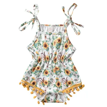 Summer New Fashion Infant Baby Girl Kid Cartoon Printed Sun Flower Tassel Romper Outfits Wholesale Free Ship Z4
Summer New Fashion Infant Baby Girl Kid Cartoon Printed Sun Flower Tassel Romper Outfits Wholesale Free Ship Z4