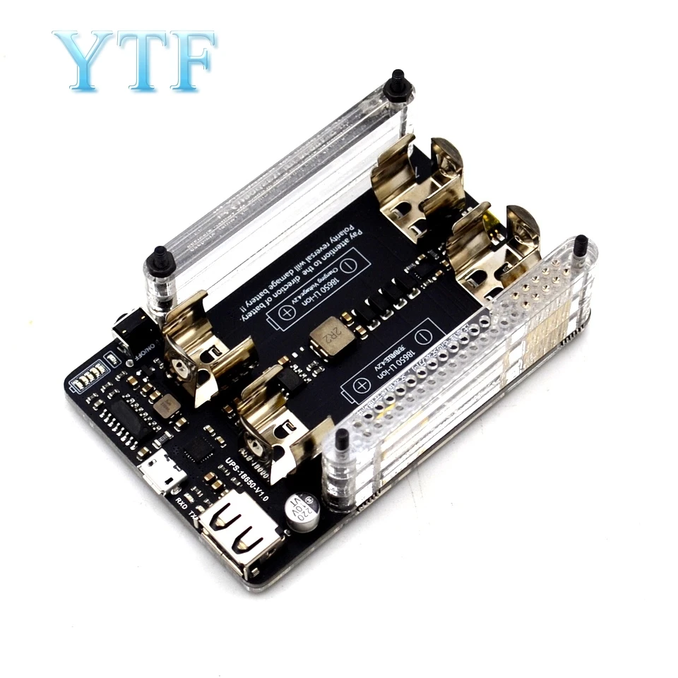 UPS power extension board with RTC, measurement, 5V output, serial port function 5V 3A+USB data cable Raspberry pi 2 pi 3 B +
UPS power extension board with RTC, measurement, 5V output, serial port function 5V 3A+USB data cable Raspberry pi 2 pi 3 B +