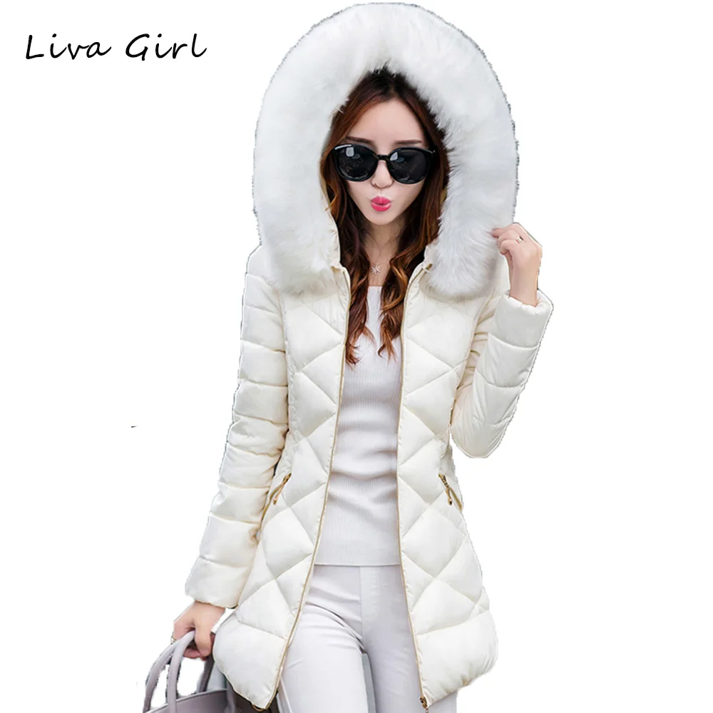 LIVA GIRL Winter Jacket Women Hot 