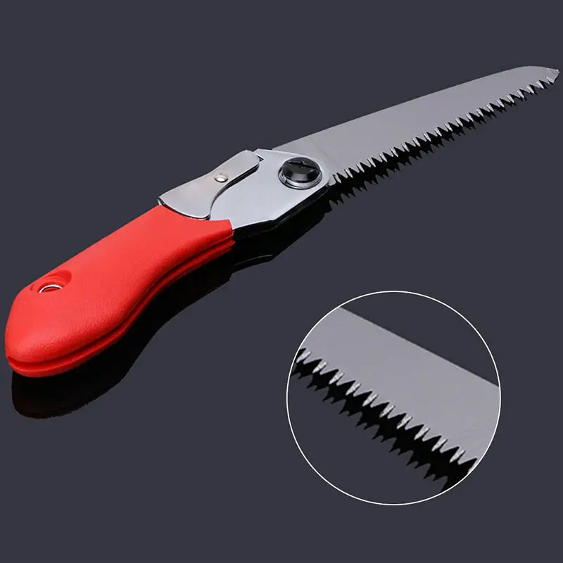 1pcs Portable Folding Trimming Hand Saw Fruit Tree Pruning Yard Garden Tool