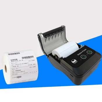 

New Bluetooth BT Printer Thermal Label Printer QR Code Sticker Barcode Thermal Adhesive Clothing Label Printers 58mm