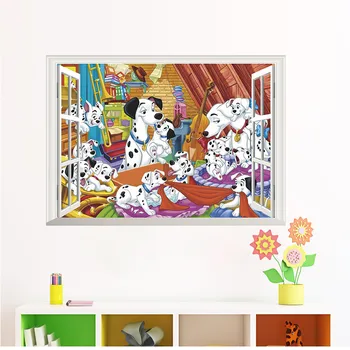 3D Window 101 Dalmatians Puppy Dog View Wall Sticker Vinyl Decals Kid Room Decor
3D Window 101 Dalmatians Puppy Dog View Wall Sticker Vinyl Decals Kid Room Decor