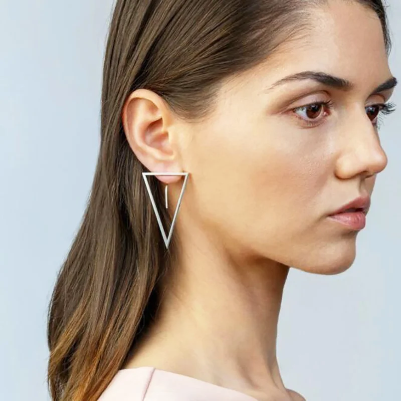 ES129 New Earrings Fashion Simple Stud Earrings Personality Trend After The Triangle Earrings Wholesale Selling Women's Earrings
ES129 New Earrings Fashion Simple Stud Earrings Personality Trend After The Triangle Earrings Wholesale Selling Women's Earrings