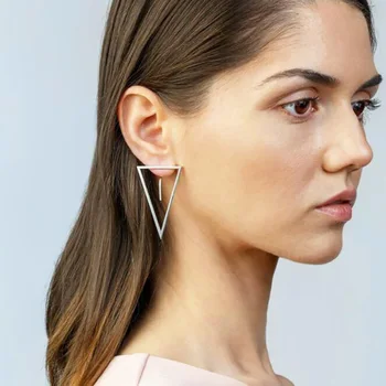 New Earrings Fashion Simple Stud Earrings Personality Trend After The Triangle Earrings Wholesale Selling Women's Earrings
New Earrings Fashion Simple Stud Earrings Personality Trend After The Triangle Earrings Wholesale Selling Women's Earrings